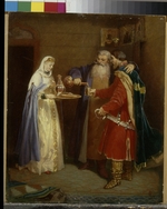 Schwarz, Vyacheslav Grigoryevich - Boyar's welcome (Prince Serebrenni visiting Boyar Morozov)