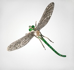 Russian master - Brooch in the Form of a Dragonfly