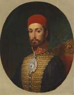 Cretius, Konstantin Johann Franz - Portrait of Sultan Abdülmecid I