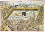 Mahmud - View of the Ka'aba and surrounding buildings in Mecca