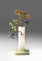 Afanasyev, Fyodor Alexeievich, (Fabergé manufacture) - Pine tree embraced by a wisteria