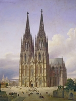 Hasenpflug, Carl Georg - Ideal View of the Cologne Cathedral