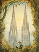 Statz, Vincenz - Vision of the Completed Spires of the Cologne Cathedral