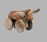 Prehistoric Russian Culture - Zoomorphic Statuette with Wheels