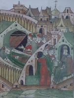 Anonymous - Death of Prince Andrew of Uglich in prison (From the Illuminated Compiled Chronicle)