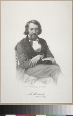 Pozhalostin, Ivan Petrovich - Portrait of Aleksey Stepanovich Khomyakov