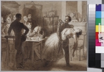Flavitski, Konstantin Dmitrievich - Illustration to the poem The Tambov Treasurer's Wife by M. Lermontov