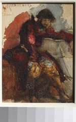 Vrubel, Mikhail Alexandrovich - Illustration to the poem The Song of the Merchant Kalashnikov by M. Lermontov