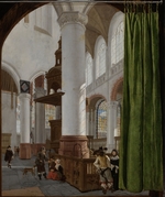 Houckgeest, Gerard - Interior of the Oude Kerk in Delft