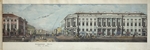 Ivanov, Ivan Alexeyevich - The Police Bridge with the Stroganov Palace. From the panorama of the Nevsky Prospekt
