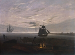 Friedrich, Caspar David - Evening on the Baltic Sea