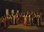 Anonymous - Eve-of-the-wedding party in a Merchant's House