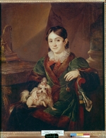 Tropinin, Vasili Andreyevich - Portrait of Countess Natalia Andreevna Obolenskaya