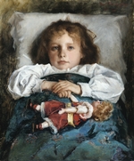 Trubetskoy (Troubetzkoy), Prince Pavel Petrovich - Child with a Doll