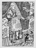 Filonov, Pavel Nikolayevich - Illustration to the national epic Kalevala