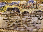 Nasuh, Matrakci - Barbarossa's fleet wintering in the French harbour of Toulon, 1543
