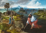 Patinier, Joachim - Landscape with Saint Christopher