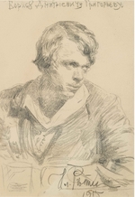 Repin, Ilya Yefimovich - Portrait of Boris Dmitryevich Grigoriev (1886-1939)