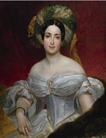 Briullov, Karl Pavlovich - Portrait of Baroness Aurora Charlotta Demidova, née Stjernvall (1808-1902)