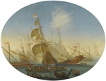 Grevenbroeck, Orazio - A naval battle between Turks and Christians