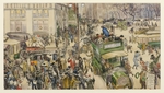 Glackens, William James - Christmas Shoppers, Madison Square