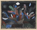 Klee, Paul - Picture of a garden in dark colours (Dunkelbuntes Gartenbild)