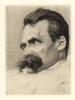 Olde, Hans - Portrait of Friedrich Nietzsche (1844-1900) 