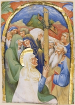 Master of the Murano Gradual - The Finding of the Holy Cross. From an manuscript Gradual