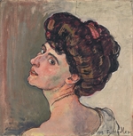 Hodler, Ferdinand - La Parisienne. Portrait of Valentine Godé-Darel (1873-1915)