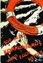 Anonymous - Only communism can save you. KPD propaganda poster