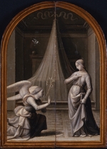 Albertinelli, Mariotto - The Annunciation. (Triptych, reverse)