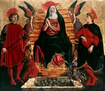 Andrea del Castagno - Assumption of the Virgin with Saints Julian and Minias