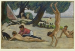 Hofmann, Ludwig, von - Boys on the beach