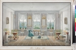 Blagovo, Agrafena Dmitrievna - The Drawing Room in the manor house Gorki