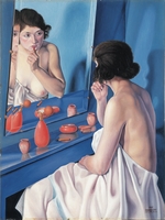 Cagnaccio di San Pietro - Woman Before a Mirror