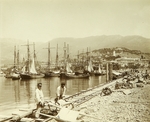 Russian Photographer - The Erection of a Pier in Yalta