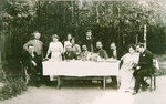 Russian Photographer - Visitors with the Family of Author Alexander Kuprin in Gatchina