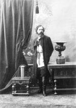 Karelin, Andrei Osipovich - Portrait of paymaster Pyotr A. Demidov (1776-1880s)