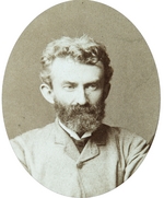 Russian Photographer - Portrait of the ethnologist, anthropologist and biologist Nicholai Miklukho-Maklai (1846-1888)