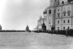 Photo studio K. von Hahn - Passage of the Tsar's Family in the Kremlin. Opening ceremony of the Alexander III Monument