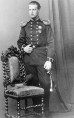 Deniere, Andrei (Heinrich-Johann) - Portrait of Grand Duke Alexei Alexandrovitch of Russia (1850-1908)