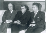 Anonymous - The Composers Sergei Prokofiev (1891-1953), Dmitri Shostakovich (1906-1975) and Aram Khachaturian (1903-1978)