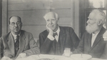 Anonymous - People's Commissar Anatoly Lunacharsky, theatre director Constantin Stanislavski and playwright George Bernard Shaw