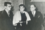 Russian Photographer - The Composer Dmitri Shostakovich, singer Maria Maksakova and writer Aleksey Tolstoy