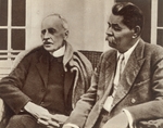Anonymous - Maxim Gorky and French writer Romain Rolland
