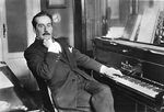 Anonymous - Portrait of the Composer Giacomo Puccini (1858-1924)