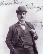 Anonymous - Portrait of the Composer Giacomo Puccini (1858-1924)