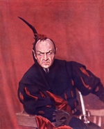 Prokudin-Gorsky, Sergey Mikhaylovich - Feodor Chaliapin as Mephistopheles in the opera Faust by Charles Gounod