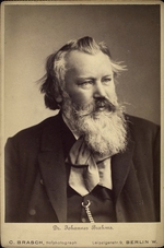 Photo studio C. Brasch - Portrait of the composer Johannes Brahms (1833-1897)