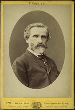 Photo studio Frederick Mulnier, Paris - Portrait of the Composer Giuseppe Verdi (1813-1901)